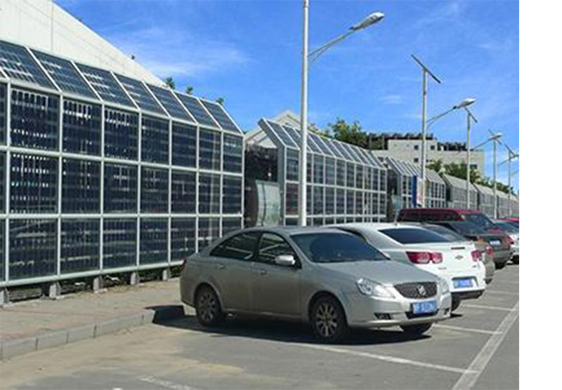 90KW Smart Sound Barrier Project Baoding City Hengyuan Road