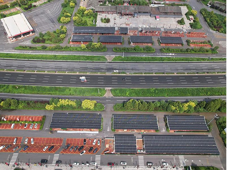 Beijing HK Macao Expressway Baoding Service Area 4.67MW PV Power Generation Project